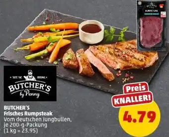PENNY BUTCHER'S Frisches Rumpsteak Angebot