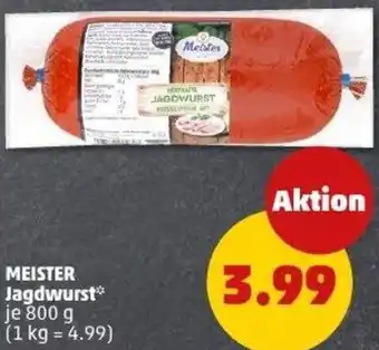 PENNY MEISTER Jagdwurst Angebot