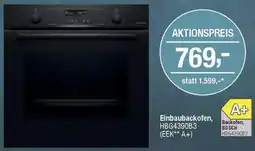 Opti Wohnwelt Bosch Einbaubackofen Angebot