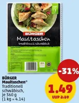 PENNY BÜRGER Maultaschen Angebot