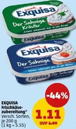 PENNY EXQUISA Frischkäsezubereitung Angebot