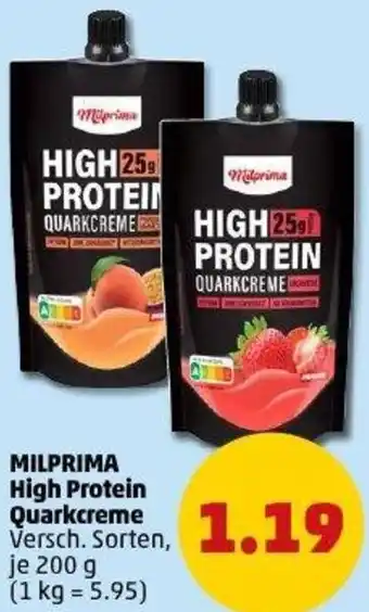 PENNY MILPRIMA High Protein Quarkcreme Angebot