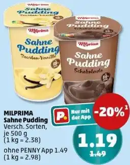 PENNY MILPRIMA Sahne Pudding Angebot
