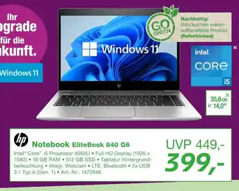 EP Hp notebook elitebook 840 g6 Angebot