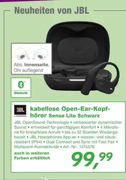 EP Jbl kabellose open-ear-kopfhörer sense lite schwarz Angebot