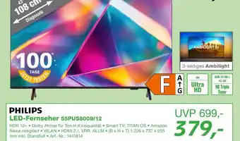 EP Philips led-fernseher 55pus8009/12 Angebot