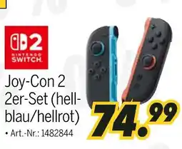MEDIMAX Nintendo switch joy-con 2 2er-set (hell-blau/hellrot) Angebot