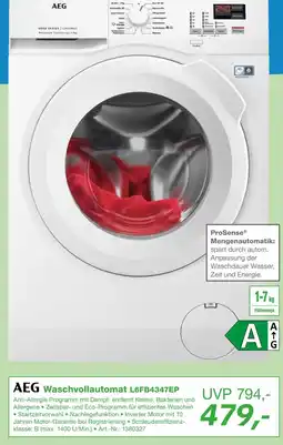 EP Aeg waschvollautomat l6fb4347ep Angebot