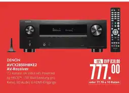 Hirsch und Ille Denon avcx2850hbke2 av-receiver Angebot