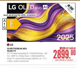 Hirsch und Ille Lg oled77g58lw.aeu oled-tv Angebot