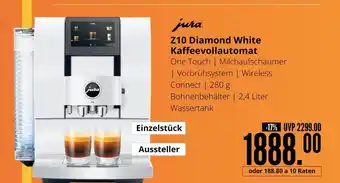 Hirsch und Ille Jura z10 diamond white kaffeevollautomat Angebot