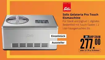 Hirsch und Ille Solis gelateria pro touch eismaschine Angebot