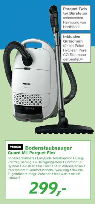 EP Miele bodenstaubsauger guard m1 parquet flex Angebot