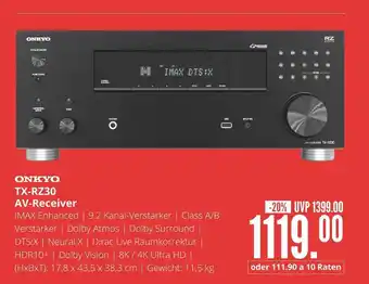 Hirsch und Ille Onkyo tx-rz30 av-receiver Angebot