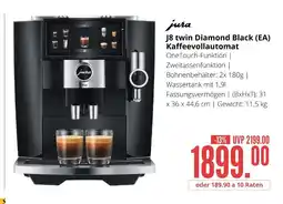 Hirsch und Ille Jura j8 twin diamond black (ea) kaffeevollautomat Angebot