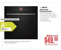 Hirsch und Ille Bosch hbg7241b2 einbaubackofen Angebot