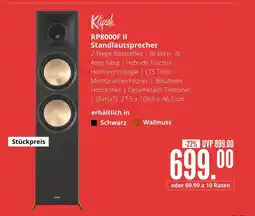 Hirsch und Ille Klipsch rp8000f ii standlautsprecher schwarz Angebot