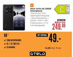 Hirsch und Ille Mi note 14 pro 5g 256gb smartphone Angebot