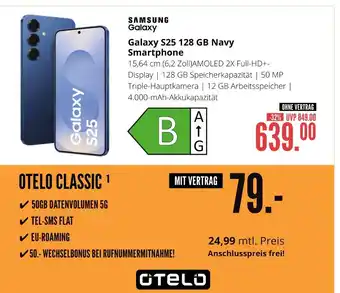Hirsch und Ille Samsung galaxy s25 128 gb navy smartphone Angebot