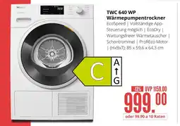 Hirsch und Ille Miele twc 640 wp wärmepumpentrockner Angebot