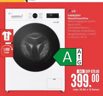 Hirsch und Ille Lg f4wb309y waschmaschine Angebot