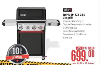 Hirsch und Ille Weber spirit ep-425 gbs gasgrill Angebot