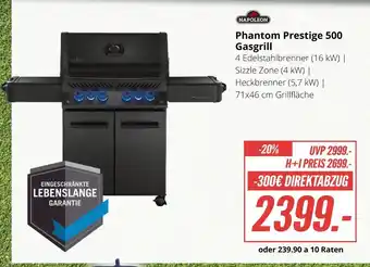 Hirsch und Ille Napoleon phantom prestige 500 gasgrill Angebot