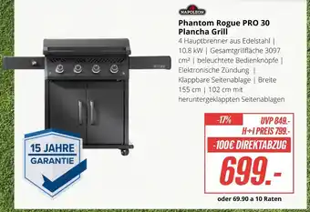 Hirsch und Ille Napoleon phantom rogue pro 30 plancha grill Angebot