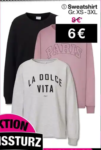 Woolworth Sweatshirt Angebot