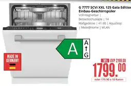 Hirsch und Ille Miele g 7777 scvi xxl 125 gala edition einbau-geschirrspüler Angebot