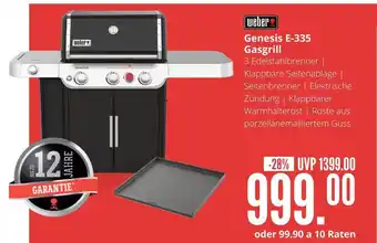 Hirsch und Ille Weber genesis e-335 gasgrill Angebot