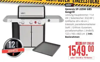 Hirsch und Ille Weber genesis sp-335w gbs gasgrill Angebot