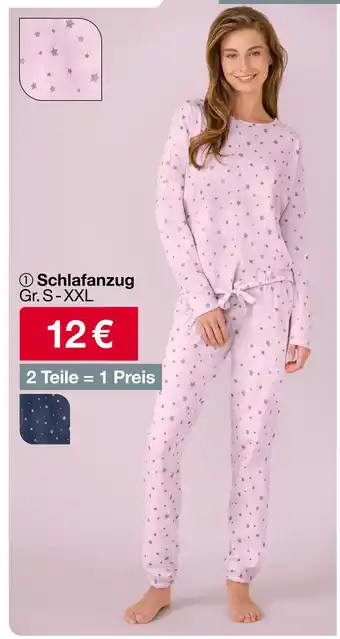 Woolworth Schlafanzug Angebot