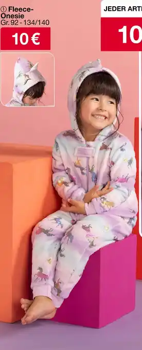 Woolworth Fleece-onesie Angebot