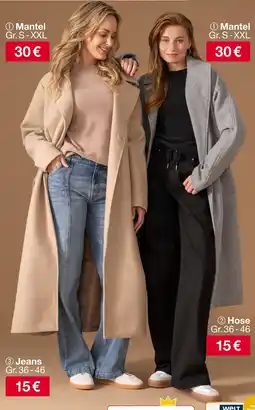 Woolworth Mantel Angebot