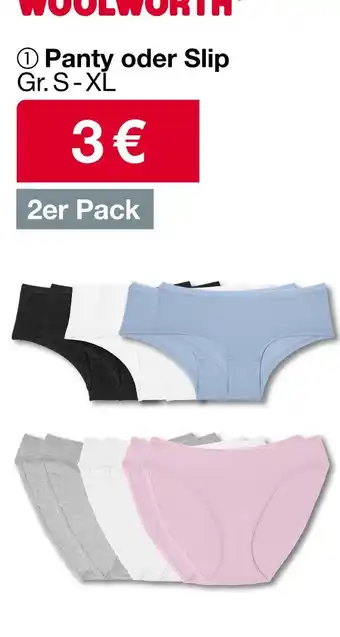 Woolworth Panty oder slip Angebot