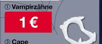 Woolworth Vampirzähne Angebot