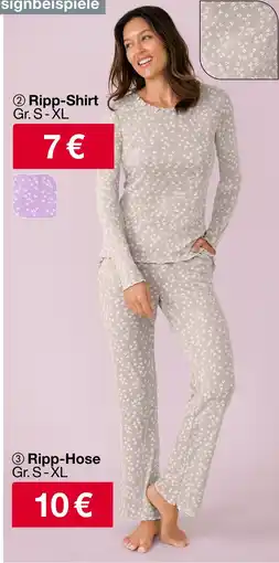 Woolworth Ripp-shirt Angebot