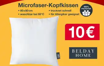 Woolworth Belday home microfaser-kopfkissen Angebot