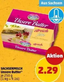 PENNY SACHSENMILCH Unsere Butter Angebot