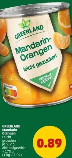 PENNY GREENLAND Mandarin Orangen Angebot
