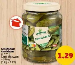 PENNY GREENLAND Cornichons Angebot
