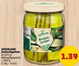 PENNY GREENLAND Brotzeitgurken Angebot