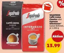 PENNY SEGAFREDO Caffè Crema Classico oder Espresso Intermezzo Angebot