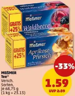 PENNY Meßmer Tee Angebot