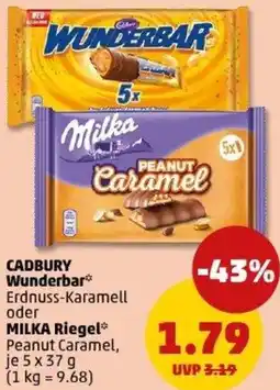 PENNY CADBURY Wunderbar oder MILKA Riegel Angebot
