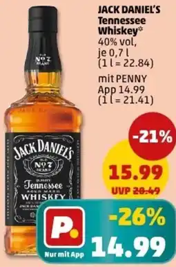PENNY JACK DANIEL'S Tennessee Whiskey Angebot