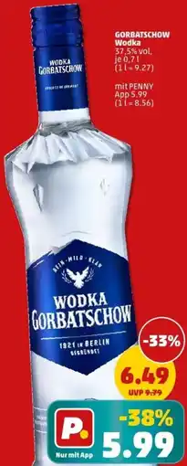 PENNY GORBATSCHOW Wodka Angebot
