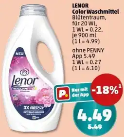PENNY LENOR Color Waschmittel Angebot