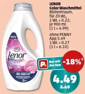 PENNY LENOR Color Waschmittel Angebot